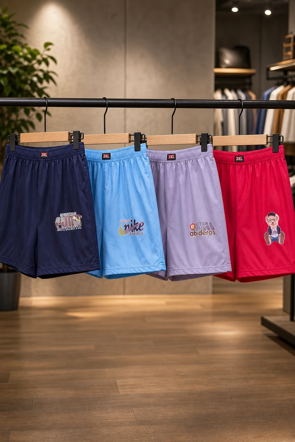 شورت لنگه دار پنبه لاکرا3XL