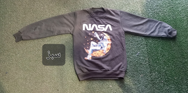 بلوز تک پسرانه دورسNASA سایز۵۰-۵۵-۶۰-۶۵(لطفا قبل تایید نهایی عکس محصول رو توروبیکا یا ایتا به شماره۰۹۲۱۴۶۰۷۴۲۲ بفرسید استعلامموجودی بگیرید)